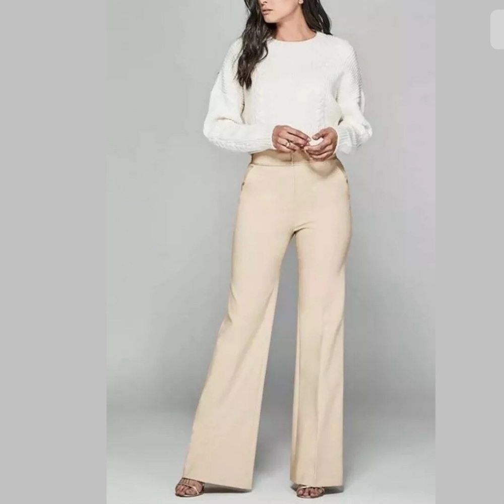 New Guess Marciano High Rise Waist Wide pants M 6